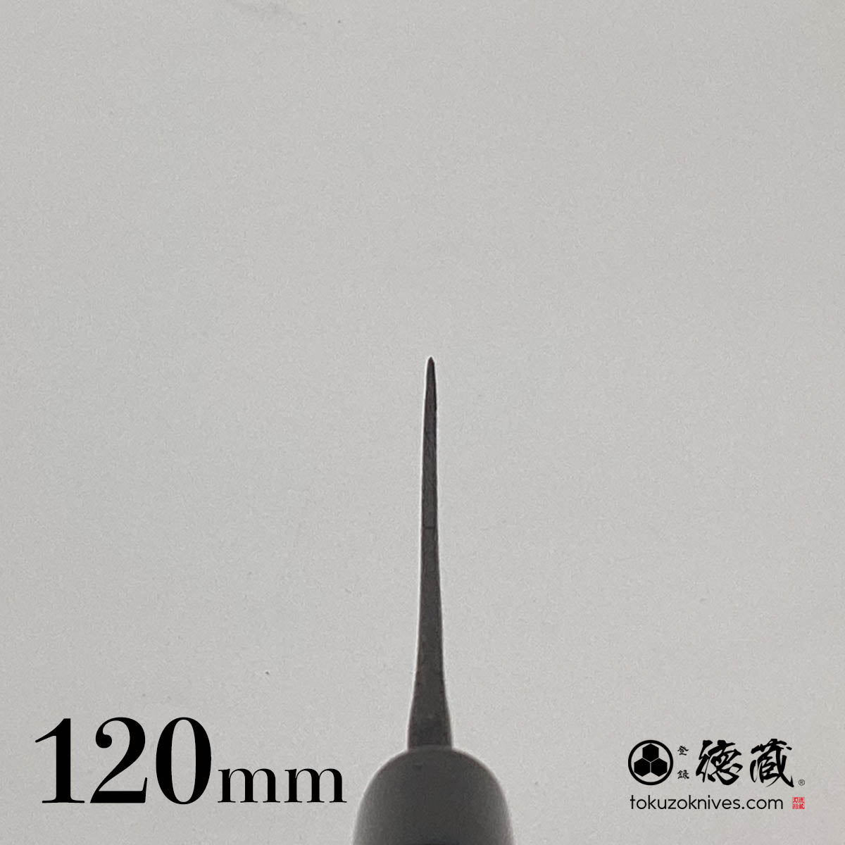 徳蔵　白鋼　黒打仕上　菜切包丁　桜柄