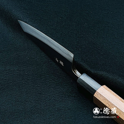 青二　磨き仕上　厚出刃包丁　胡桃八角柄