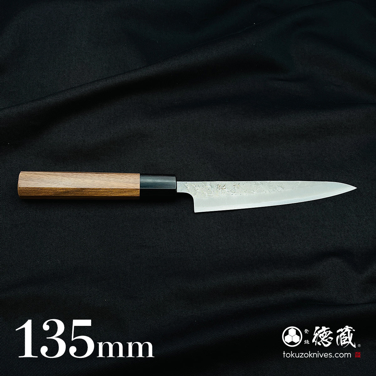 Ginzo 梨饰小刀胡桃木八角形手柄