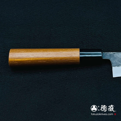 青一　黒打仕上　小包丁　胡桃柄