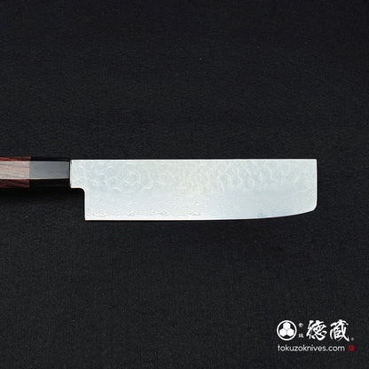 AUS10 Nakiri 刀 Damarose 八角形图案