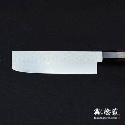 AUS10 Nakiri 刀 Damarose 八角形图案