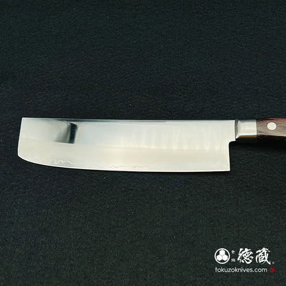 AUS8　菜切包丁　ローズ柄