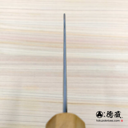 AUS8　梨地仕上　SC三徳包丁　オリーブ柄