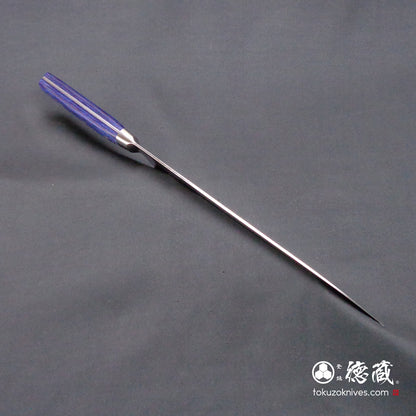 AUS8　磨き仕上　牛刀包丁　青ハンドル