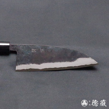 青二　黒打仕上　伊予型菜切包丁　胡桃柄