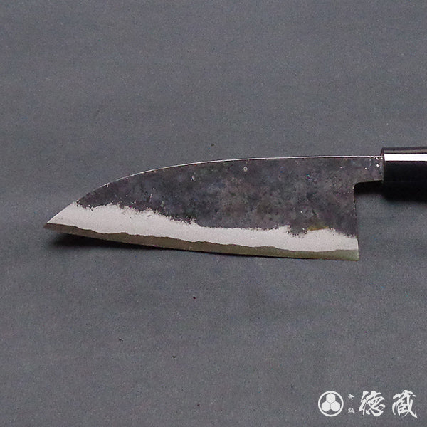 青二　黒打仕上　伊予型菜切包丁　胡桃柄