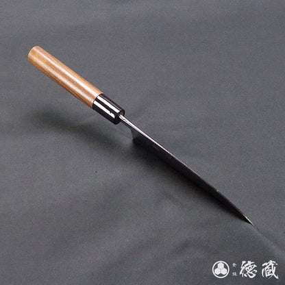 青二　黒打仕上　伊予型菜切包丁　胡桃柄