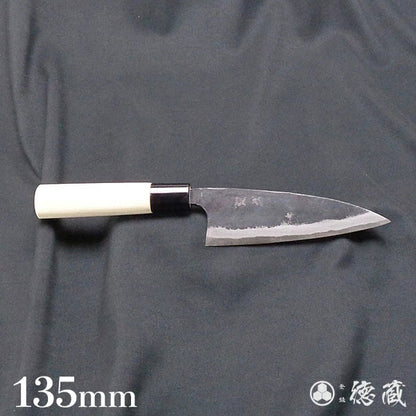 青二　黒打仕上　舟行包丁　朴柄