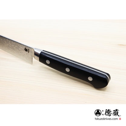 VG10 Damascus Petty Knife Black Handle