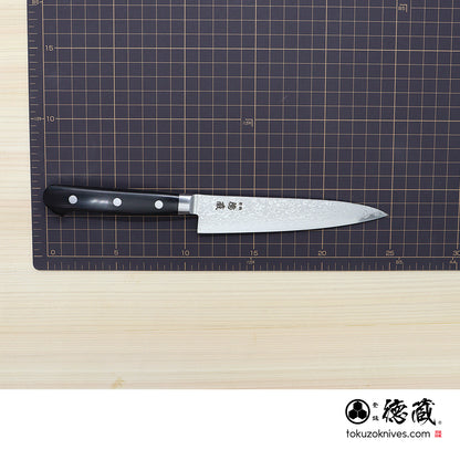VG10 Damascus Petty Knife Black Handle