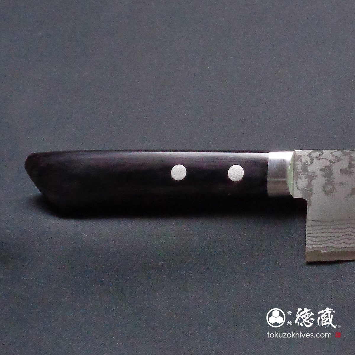 VG10　三徳包丁　黒ハンドル