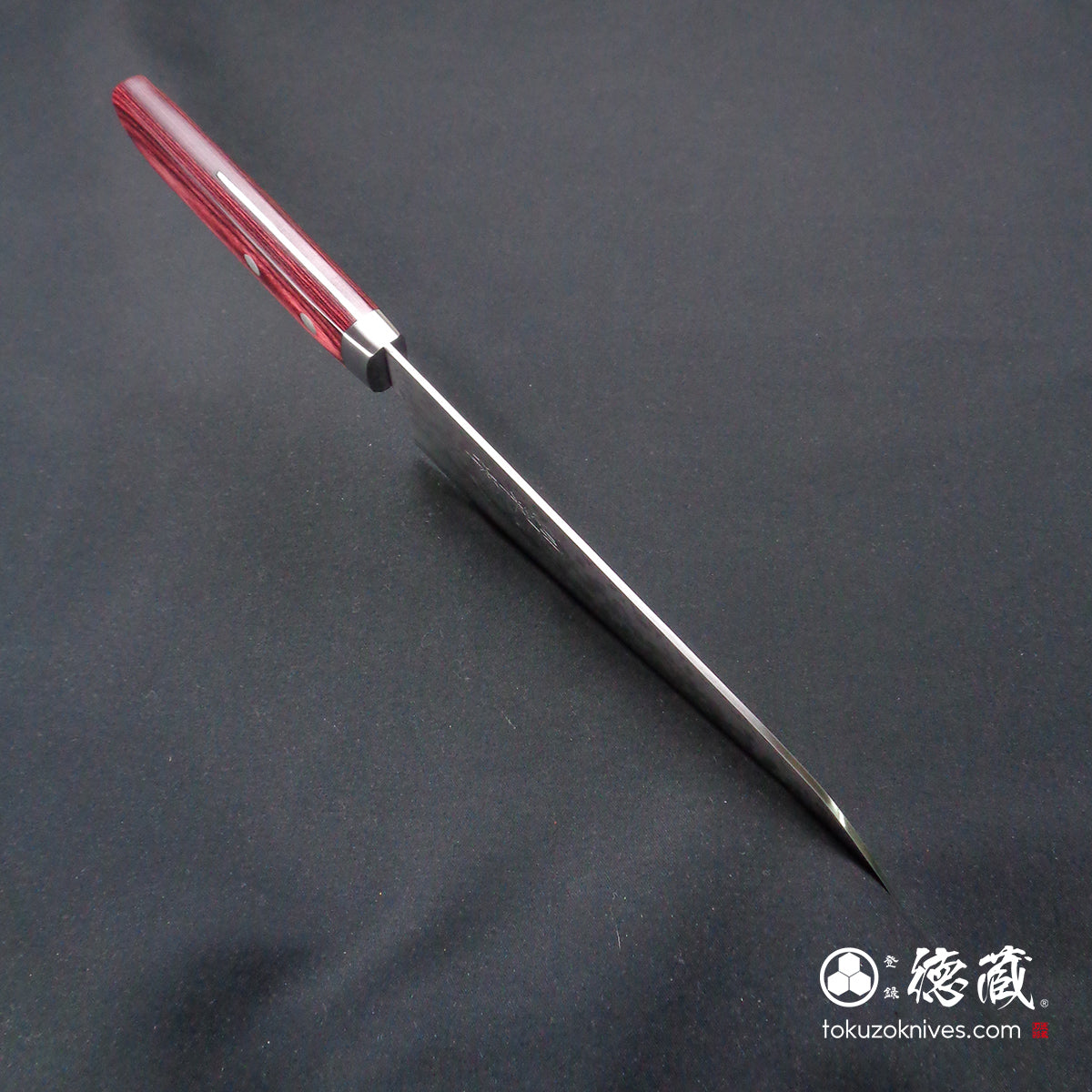 VG10　三徳包丁　積層材・赤色