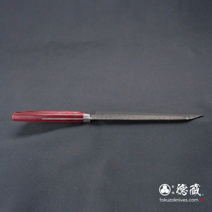 VG10　三徳包丁　積層材・赤色