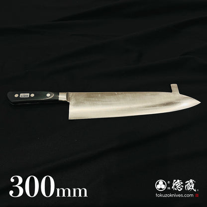 SK　冷凍切り牛刀包丁　黒ハンドル