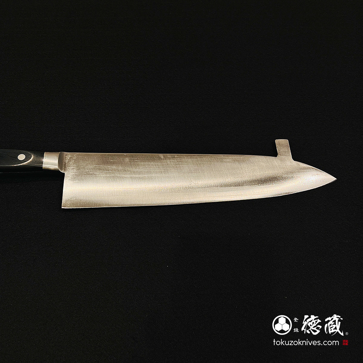 SK　冷凍切り牛刀包丁　黒ハンドル