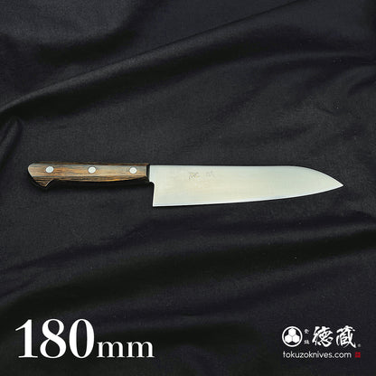 SLD　三徳包丁　焦茶ハンドル
