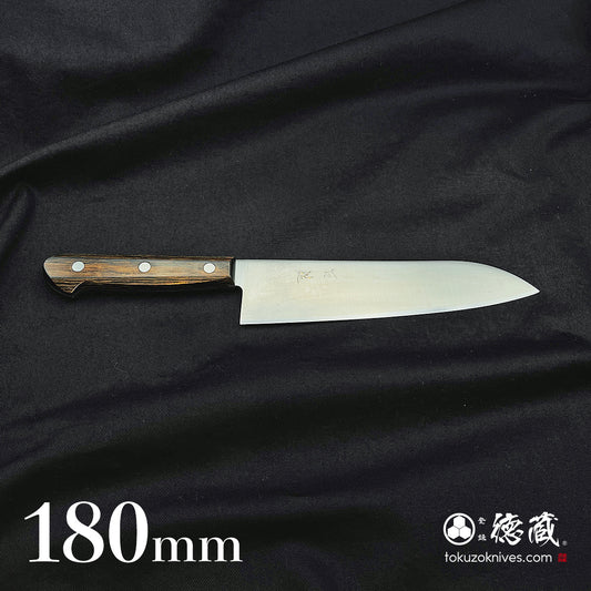 SLD　三徳包丁　焦茶ハンドル