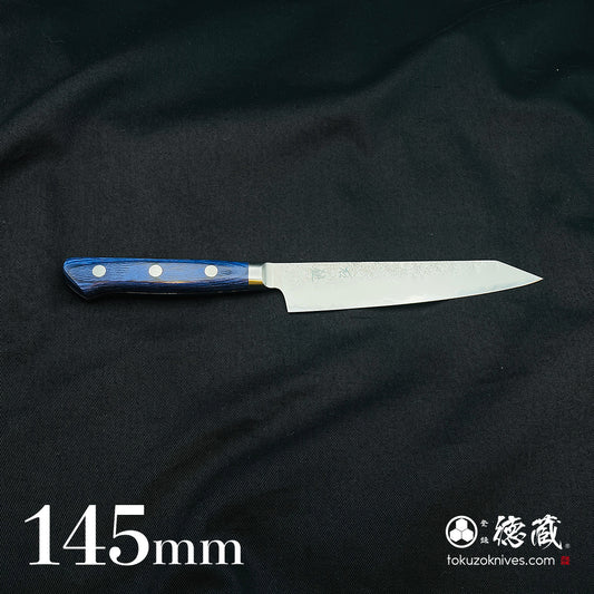 青二　ペティナイフ　青ハンドル