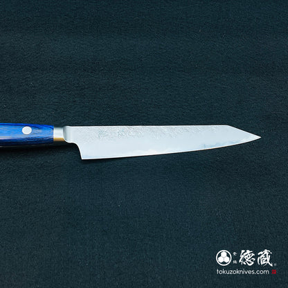 青二　ペティナイフ　青ハンドル