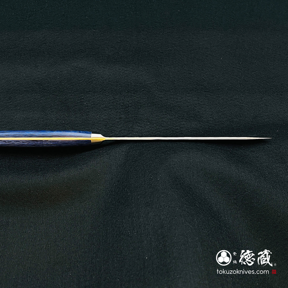 青二　ペティナイフ　青ハンドル