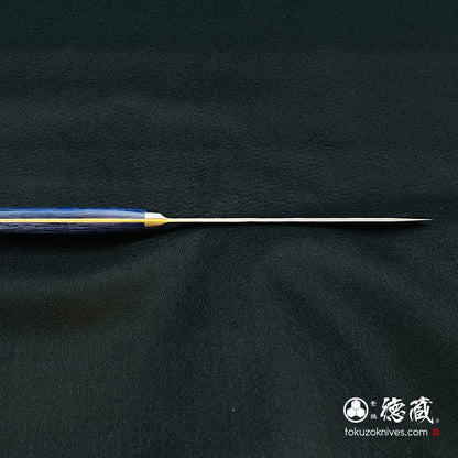 青二　ペティナイフ　青ハンドル