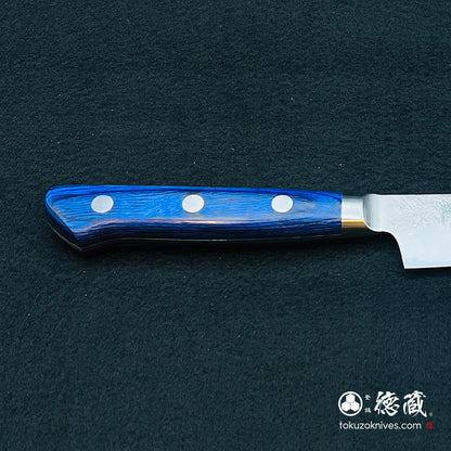 青二　ペティナイフ　青ハンドル