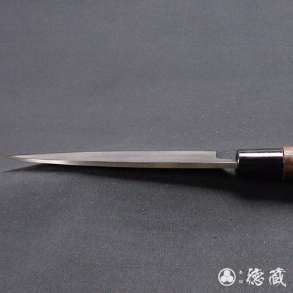 AUS8　左　小出刃包丁　ウエンジ柄