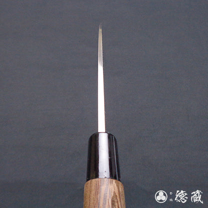 AUS8　左　小出刃包丁　ウエンジ柄