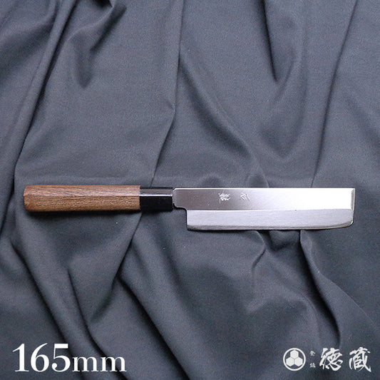 AUS8　関東型薄刃包丁　ウエンジ柄