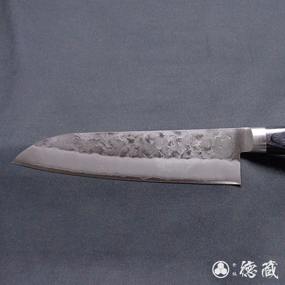 银三 梨皮润饰 三德刀 黑色手柄