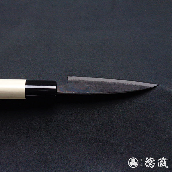 青二　黒打仕上　小包丁　朴柄