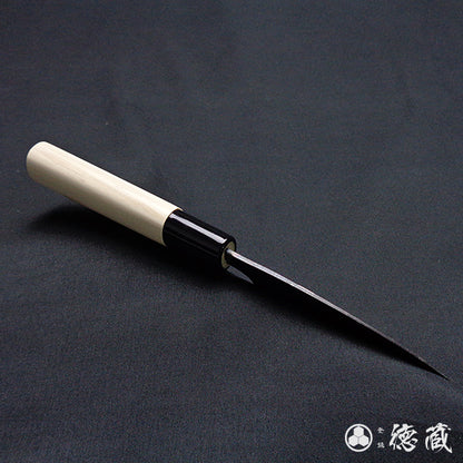 青二　黒打仕上　小包丁　朴柄