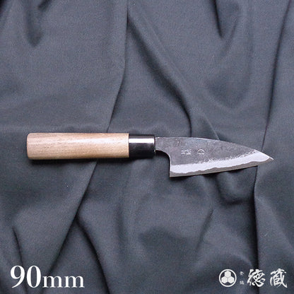 青二　黒打仕上　小包丁　胡桃柄