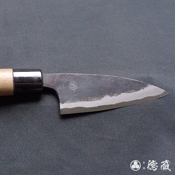 青二　黒打仕上　小包丁　胡桃柄