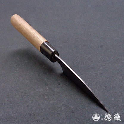 青二　黒打仕上　小包丁　胡桃柄