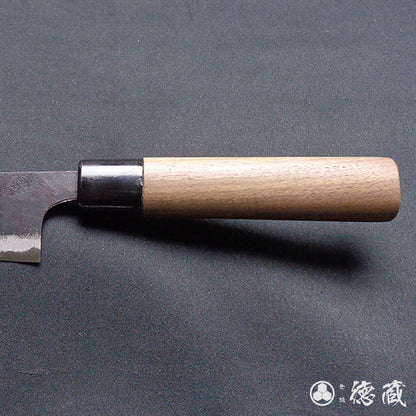 青二　黒打仕上　小包丁　胡桃柄