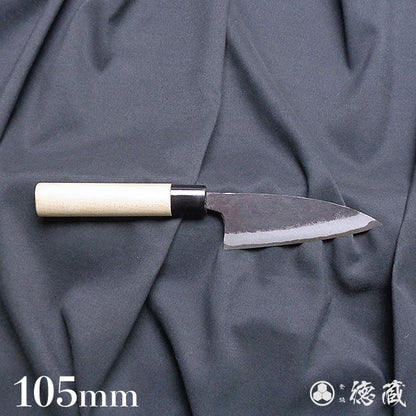 白二　黒打仕上　小包丁　朴柄