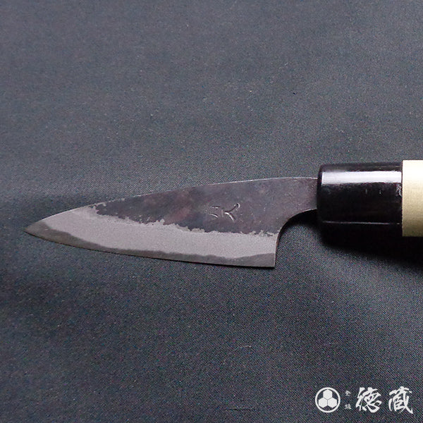 青二　黒打仕上　小柳包丁　朴柄