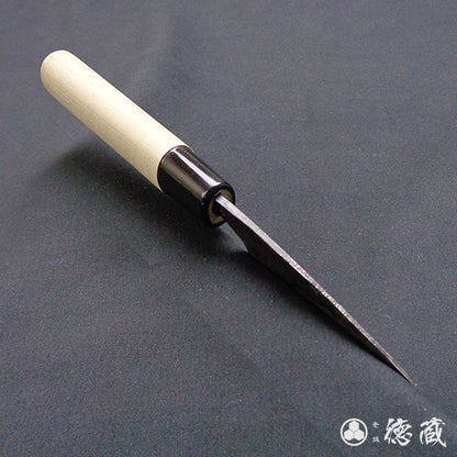 青二　黒打仕上　小柳包丁　朴柄