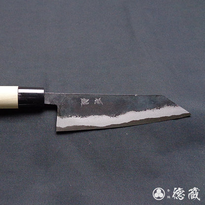 青二 黑面锻造加工 切付厨刀 朴木手柄