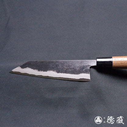 青二　黒打仕上　切付包丁　胡桃柄