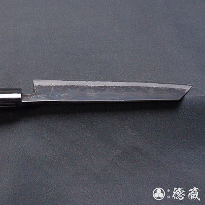 青二　黒打仕上　文化包丁　朴柄