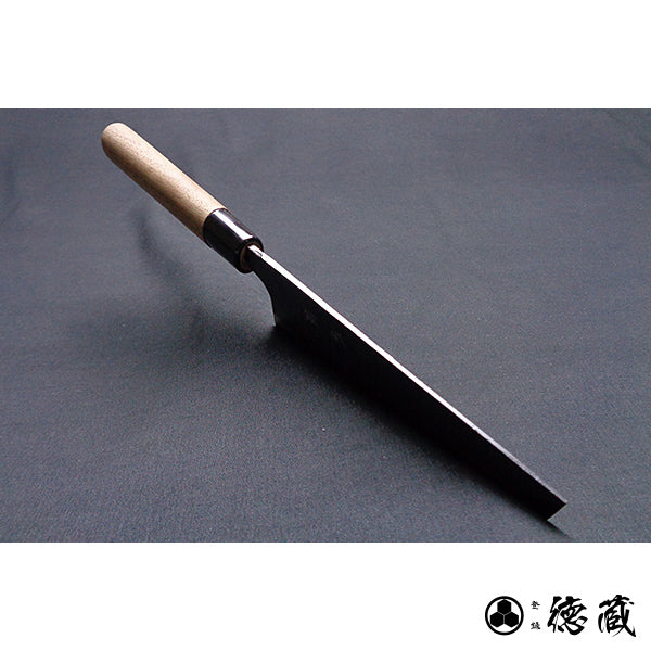 青二　黒打仕上　菜切包丁　胡桃柄