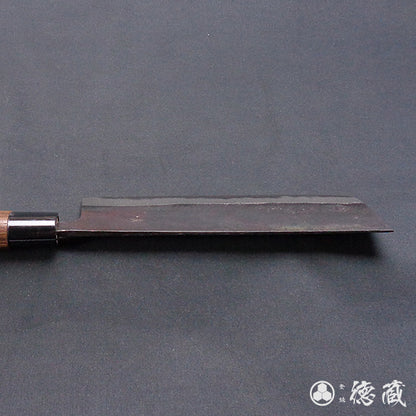 青二 黑面锻造加工 菜刀 崖豆木手柄