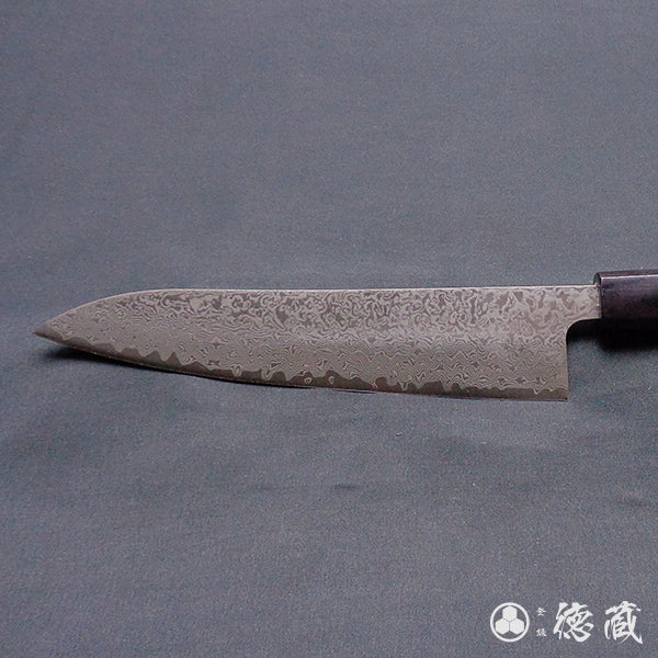 SLD(Die steel)   Damascus steel   Gyutou-knife (chef's knife) sandalwood handle