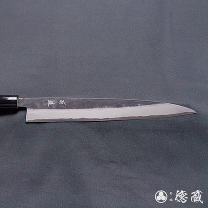 青二　黒打仕上　筋引包丁　胡桃柄