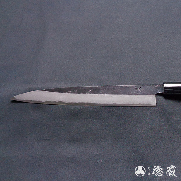 青二　黒打仕上　筋引包丁　胡桃柄