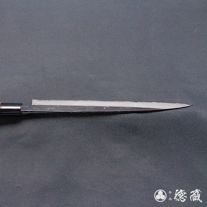 青二　黒打仕上　筋引包丁　胡桃柄