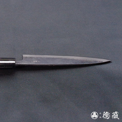 青二　黒打仕上　捌き包丁　朴柄